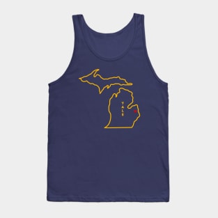 Yale MI Love (Yellow) Tank Top